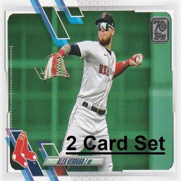 Alex Verdugo MLB Card Collection - 2 MLB Cards - Picture 1 of 3